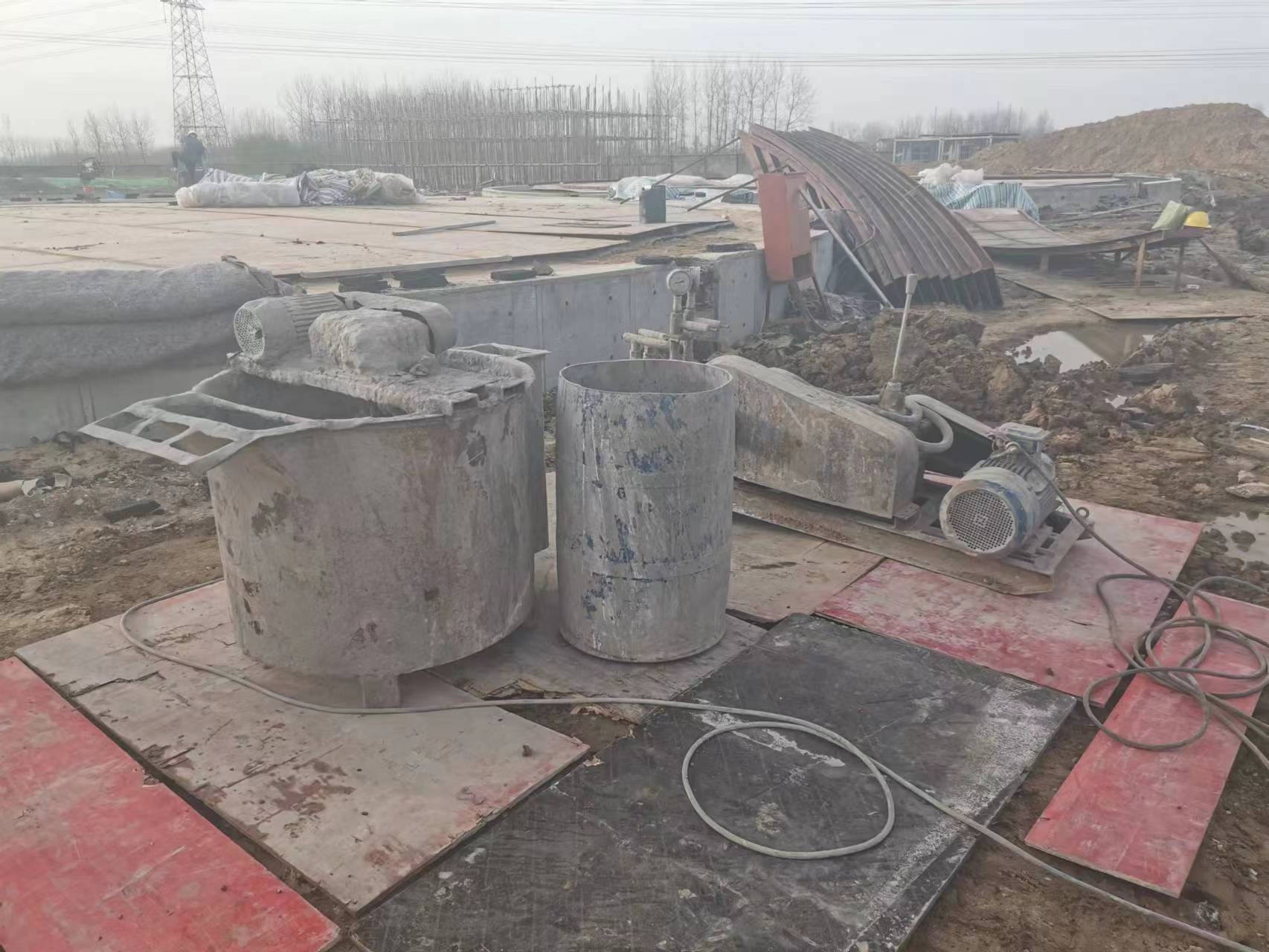 新政镇设备基础注浆